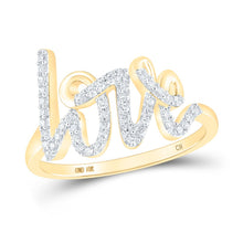 Load image into Gallery viewer, Radiant Glow Diamond Love Fashion Ring product  Top View from Splendid Jewellery