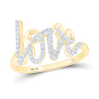 Radiant Glow Diamond Love Fashion Ring product  Top View from Splendid Jewellery