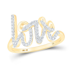Radiant Glow Diamond Love Fashion Ring product  Top View from Splendid Jewellery