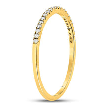 Load image into Gallery viewer, Radiant Glow Diamond Stackable Band Ring - Second Side View