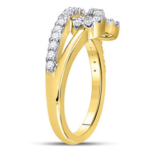 Load image into Gallery viewer, Radiant Glow Diamond Woven Infinity Band Ring Side View 2 from Splendid Jewellery