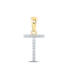 Radiant Gold and Diamond Initial Pendant - A Symbol of Elegance and Individuality - Splendid Jewellery