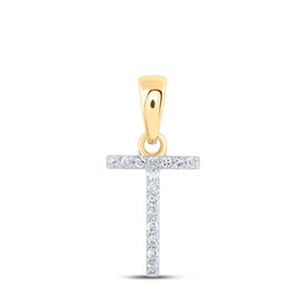 Radiant Gold and Diamond Initial Pendant - A Symbol of Elegance and Individuality - Splendid Jewellery