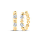 Radiant Gold Diamond Hoop Earrings: A Timeless Treasure - Splendid Jewellery
