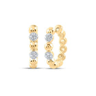 Radiant Gold Diamond Hoop Earrings: A Timeless Treasure - Splendid Jewellery