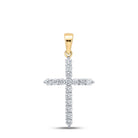 Radiant Grace Diamond Cross Pendant - Splendid Jewellery