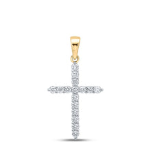 Load image into Gallery viewer, Radiant Grace Diamond Cross Pendant - Splendid Jewellery