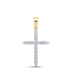 Radiant Grace Diamond Cross Pendant - Splendid Jewellery