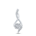 Radiant Halo Diamond Fashion Pendant - Splendid Jewellery