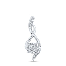 Load image into Gallery viewer, Radiant Halo Diamond Fashion Pendant - Splendid Jewellery