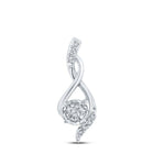 Radiant Halo Diamond Fashion Pendant - Splendid Jewellery