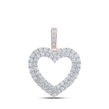 Load image into Gallery viewer, Radiant Love 10kt Rose Gold Diamond Heart Pendant - Splendid Jewellery
