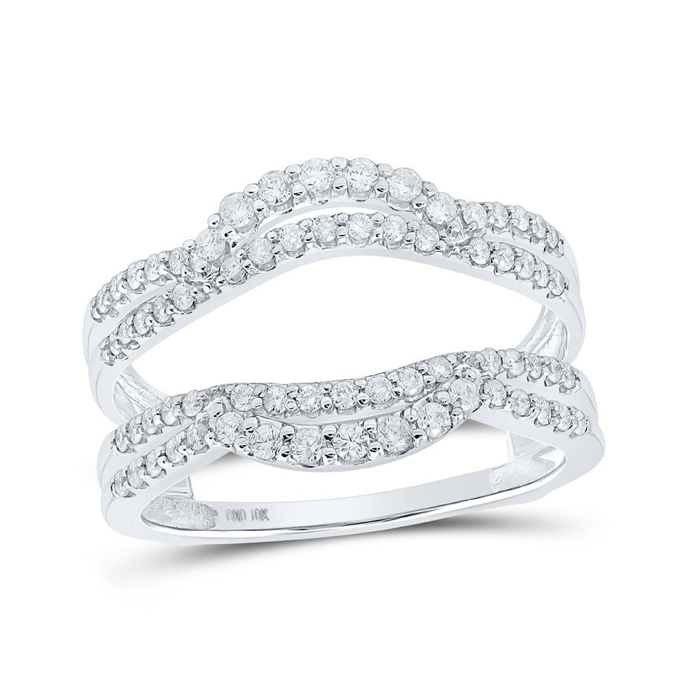 Radiant Love 10kt White Gold Diamond Wrap Enhancer - Splendid Jewellery
