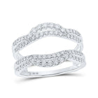 Radiant Love 10kt White Gold Diamond Wrap Enhancer - Splendid Jewellery