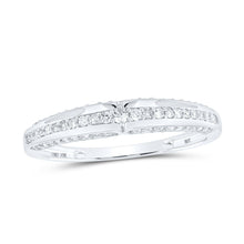 Load image into Gallery viewer, Radiant Love: 10kt White Gold His Hers Round Diamond Halo Matching Wedding Set 1 Cttw - Splendid Jewellery