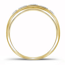 Load image into Gallery viewer, Radiant Love: 10kt Yellow Gold Diamond Bridal Wedding Ring Band Set - Splendid Jewellery