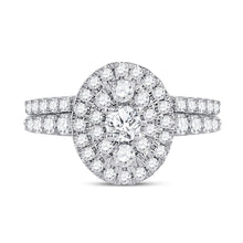 Load image into Gallery viewer, Radiant Love 10kt Yellow Gold Diamond Bridal Wedding Ring Set - Splendid Jewellery