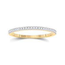 Load image into Gallery viewer, Radiant Love | 10kt Yellow Gold Diamond Oval Bridal Wedding Ring Band Set 1/3 Cttw | Splendid Jewellery product Top View from Splendid Jewellery