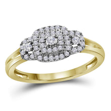 Load image into Gallery viewer, Radiant Love 10kt Yellow Gold Diamond Solitaire Bridal Wedding Ring - Splendid Jewellery