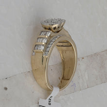 Load image into Gallery viewer, Radiant Love: 10kt Yellow Gold Heart Diamond Bridal Wedding Ring - Splendid Jewellery