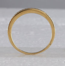 Load image into Gallery viewer, Radiant Love: 10kt Yellow Gold Round Diamond Bridal Wedding Ring Band Set 1/2 Cttw - Splendid Jewellery