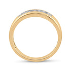 Radiant Love 10kt Yellow Gold Womens Round Diamond Single Row Wedding Band Side View 2 from Splendid Jewellery