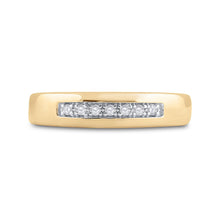 Load image into Gallery viewer, Radiant Love 10kt Yellow Gold Womens Round Diamond Single Row Wedding Band - Splendid Jewellery