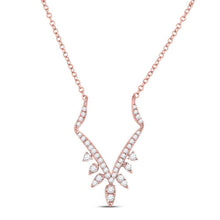 Load image into Gallery viewer, Radiant Love: 14kt Rose Gold Diamond Pendant Necklace - Splendid Jewellery