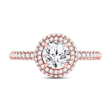 Load image into Gallery viewer, Radiant Love 14kt Rose Gold Diamond Solitaire Bridal Wedding Ring - Splendid Jewellery