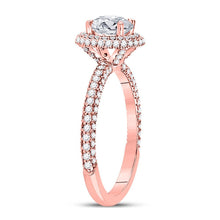 Load image into Gallery viewer, Radiant Love 14kt Rose Gold Diamond Solitaire Bridal Wedding Ring - Splendid Jewellery