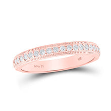Load image into Gallery viewer, Radiant Love: 14kt Rose Gold Diamond Wedding Band - Splendid Jewellery