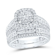 Load image into Gallery viewer, Radiant Love 14kt White Gold Diamond Bridal Wedding Ring Set - Splendid Jewellery