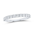 Radiant Love: 14kt White Gold Diamond Eternity Band Ring - Splendid Jewellery