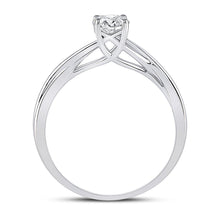 Load image into Gallery viewer, Radiant Love 14kt White Gold Diamond Solitaire Ring - Splendid Jewellery
