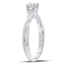 Load image into Gallery viewer, Radiant Love 14kt White Gold Diamond Solitaire Ring - Splendid Jewellery