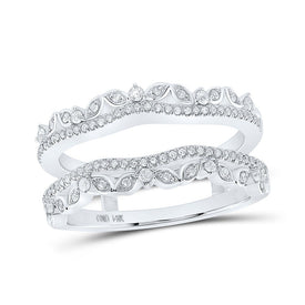 Radiant Love 14kt White Gold Diamond Wrap Enhancer - Splendid Jewellery