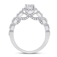 Load image into Gallery viewer, Radiant Love: 14kt White Gold Round Diamond Solitaire Bridal Wedding Engagement Ring 1 - 1/4 Cttw - Splendid Jewellery