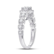 Load image into Gallery viewer, Radiant Love: 14kt White Gold Round Diamond Solitaire Bridal Wedding Engagement Ring 1 - 1/4 Cttw - Splendid Jewellery
