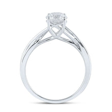 Load image into Gallery viewer, Radiant Love | 14kt White Gold Round Diamond Solitaire Bridal Wedding Engagement Ring 1 Cttw - Splendid Jewellery