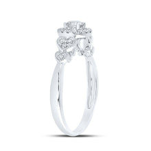 Load image into Gallery viewer, Radiant Love | 14kt White Gold Round Diamond Solitaire Bridal Wedding Engagement Ring 1/2 Cttw - Splendid Jewellery