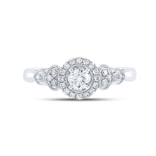Load image into Gallery viewer, Radiant Love | 14kt White Gold Round Diamond Solitaire Bridal Wedding Engagement Ring 1/2 Cttw - Splendid Jewellery