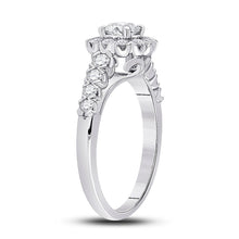 Load image into Gallery viewer, Radiant Love 14kt White Gold Round Diamond Solitaire Bridal Wedding Engagement Ring - Splendid Jewellery