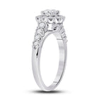 Radiant Love 14kt White Gold Round Diamond Solitaire Bridal Wedding Engagement Ring - Splendid Jewellery