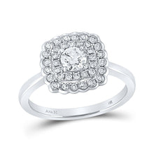 Load image into Gallery viewer, Radiant Love: 14kt White Gold Round Diamond Solitaire Bridal Wedding Engagement Ring 3/4 Cttw - Splendid Jewellery