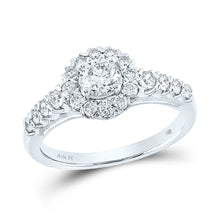 Load image into Gallery viewer, Radiant Love 14kt White Gold Round Diamond Solitaire Bridal Wedding Engagement Ring - Splendid Jewellery