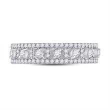 Load image into Gallery viewer, Radiant Love | 14kt White Gold Womens Round Diamond Anniversary Band Ring 5/8 Cttw - Splendid Jewellery