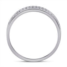 Radiant Love: 14kt White Gold Womens Round Diamond Eternity Wedding Band 1 Cttw - Splendid Jewellery