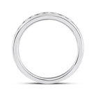 Radiant Love: 14kt White Gold Womens Round Diamond Eternity Wedding Band 1 Cttw - Splendid Jewellery