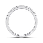 Radiant Love: 14kt White Gold Womens Round Diamond Eternity Wedding Band 1 Cttw - Splendid Jewellery