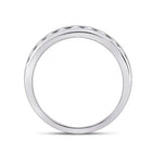 Radiant Love 14kt White Gold Womens Round Diamond Eternity Wedding Band - Side View